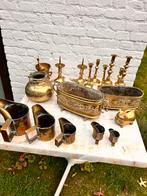 Assiette ancienne en bronze et cuivre, étain, porcelaine, Enlèvement ou Envoi, Bronze