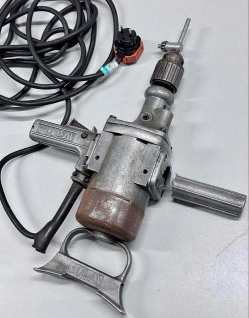Wolf Electric Heavy Duty drill 250 volt boor machine vintage, Antiek en Kunst, Antiek | Gereedschap en Instrumenten, Ophalen of Verzenden