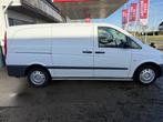 MB Vito 110 CDI LANGE VERSIE! Airco 3 Zits Trekhaak! TOP!, Auto's, Bestelwagens en Lichte vracht, Stof, 4 cilinders, Wit, Mercedes-Benz
