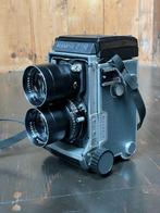 Mamiya c220 80mm + 135mm Sekor lens met koffer, Audio, Tv en Foto, Fotocamera's Analoog, Ophalen of Verzenden, Gebruikt
