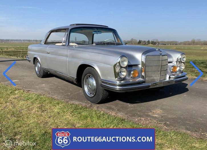 Mercedes-Benz 220 SEb Coupe | 1962 | Route 66 Auctions, Auto's, Oldtimers, Bedrijf, Te koop, Mercedes-Benz, Benzine, Overige carrosserie