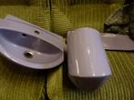 vintage lila wastafel fonteintje lavabo 80er-90er jaren, Enlèvement, Maison et Meubles