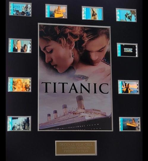 Prachtige Titanic Film Cells-display met certificaat, Collections, Cinéma & Télévision, Neuf, Film, Enlèvement ou Envoi