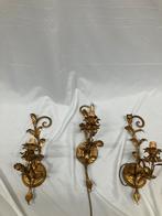 3 Hans Kögl florale wandlampen Hollywood Regency rococo, Maison & Meubles, Enlèvement ou Envoi, Utilisé