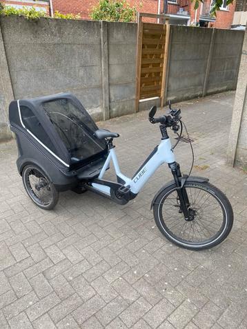 Elektrische bakfiets Cube trike hybride family 750, Fietsen en Brommers, Elektrische fietsen, Ophalen of Verzenden, Zo goed als nieuw
