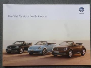 Brochure du 21e siècle de la Volkswagen VW New Beetle Cabrio