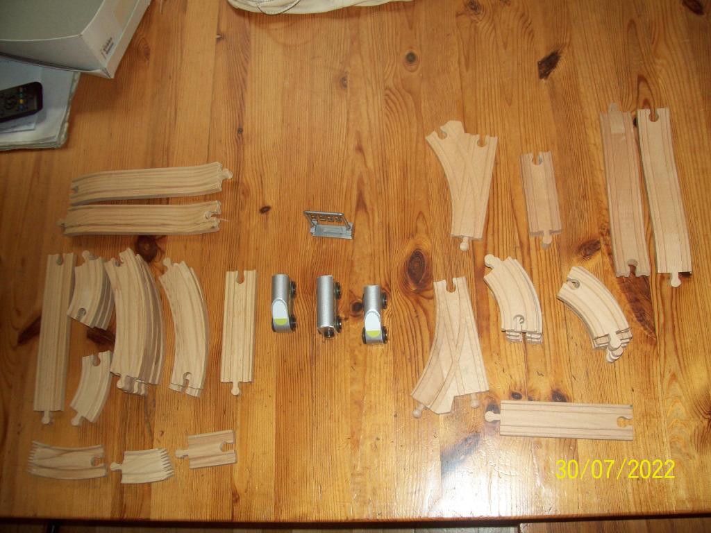 circuits train en bois, Enlèvement, Comme neuf