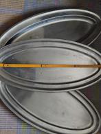 3 prachtige grote roestvrij staal dressing schotel feestdage, Ophalen