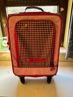 paarden koffer roze bruin, Ophalen, Zo goed als nieuw, Wieltjes