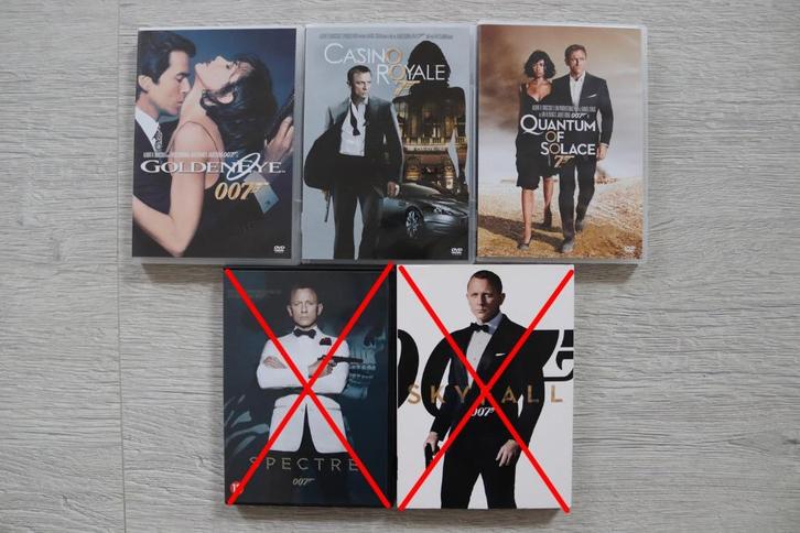 James Bond - 3 DVD, Cd's en Dvd's, Dvd's | Actie, Zo goed als nieuw, Actie, Vanaf 12 jaar, Ophalen of Verzenden