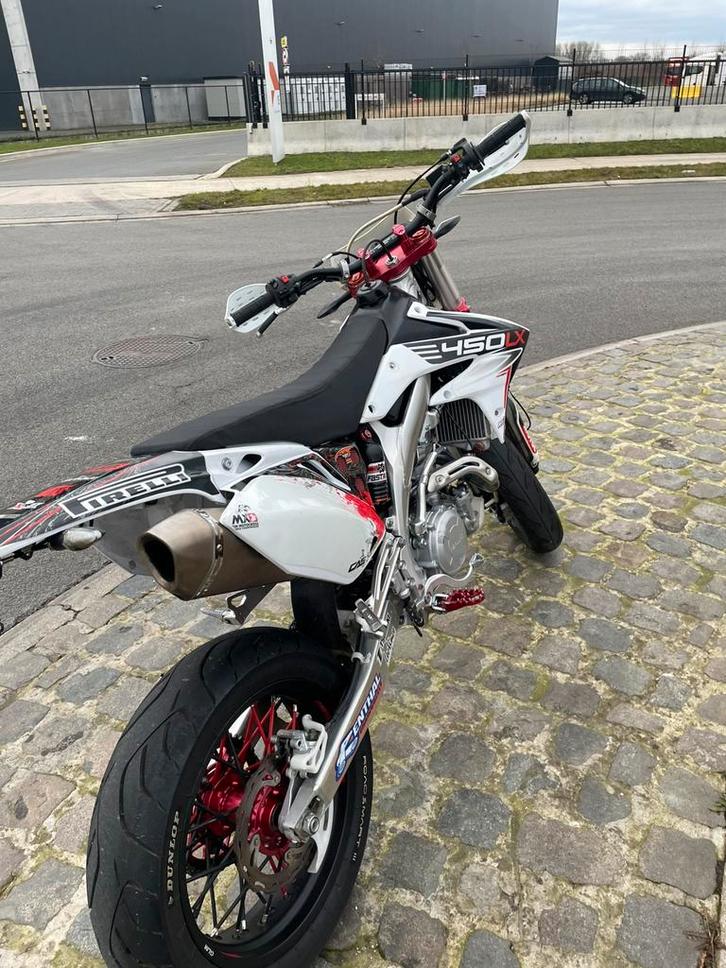 Supermoto 450LX, Motos, Motos | Honda, Particulier, SuperMoto, 12 à 35 kW, Permis Moto A2 minimum, Échappement sport, Enlèvement
