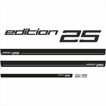Kit d'autocollants noirs  Volkswagen T5 Multivan Edition 25, Enlèvement ou Envoi