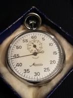 2 belles montres de poche suisses anciennes brevetées Minerv, Autres marques, 1930 à 1960, Enlèvement ou Envoi, Acier