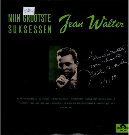 lp   /   Jean Walter – Mijn Grootste Suksessen, Cd's en Dvd's, Vinyl | Overige Vinyl, Overige formaten, Ophalen of Verzenden