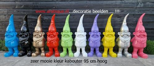 Kabouter  95 cm hoog  kleuren, Tuin en Terras, Tuinbeelden, Nieuw, Tuinkabouter, Kunststof, Ophalen