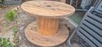 Touret en bois sur roulette 105/60, Tuin en Terras, Tuintafels, Ophalen of Verzenden, Gebruikt, Hout