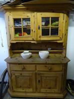 buffet wandkast, Huis en Inrichting, Ophalen, Gebruikt, 100 tot 150 cm, Glas