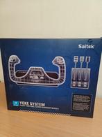 Saitek flightsimulator yoke + Throttle, Computers en Software, Ophalen, Gebruikt, Logitech Saitek