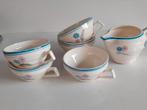 5 retro tasjes en melkpot, Huis en Inrichting, Ophalen of Verzenden