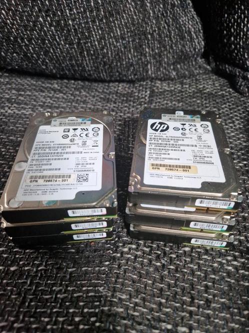 Server HDD 3.5": 10x HP schijven en 3 Seagates, Computers en Software, Harde schijven, Zo goed als nieuw, Server, HDD, Ophalen of Verzenden