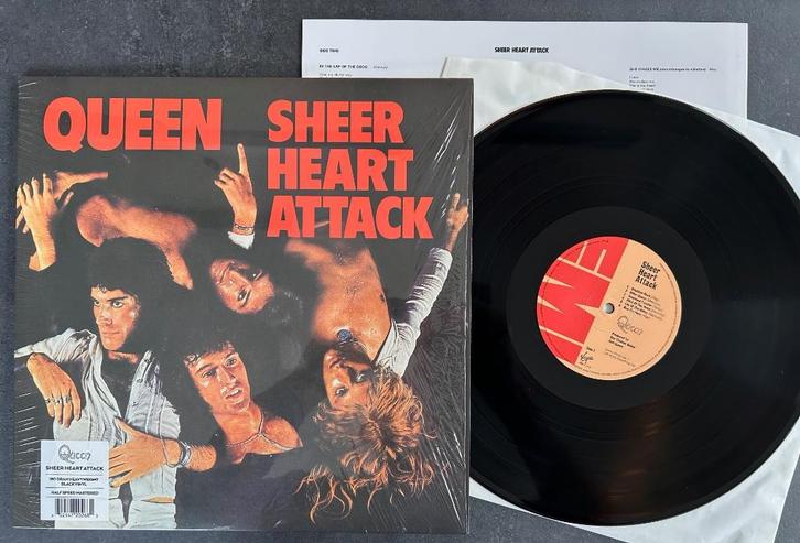 QUEEN - Sheer heart attack ( LP; half-speed; 180 gr; MINT ), Cd's en Dvd's, Vinyl | Rock, Zo goed als nieuw, Poprock, 12 inch