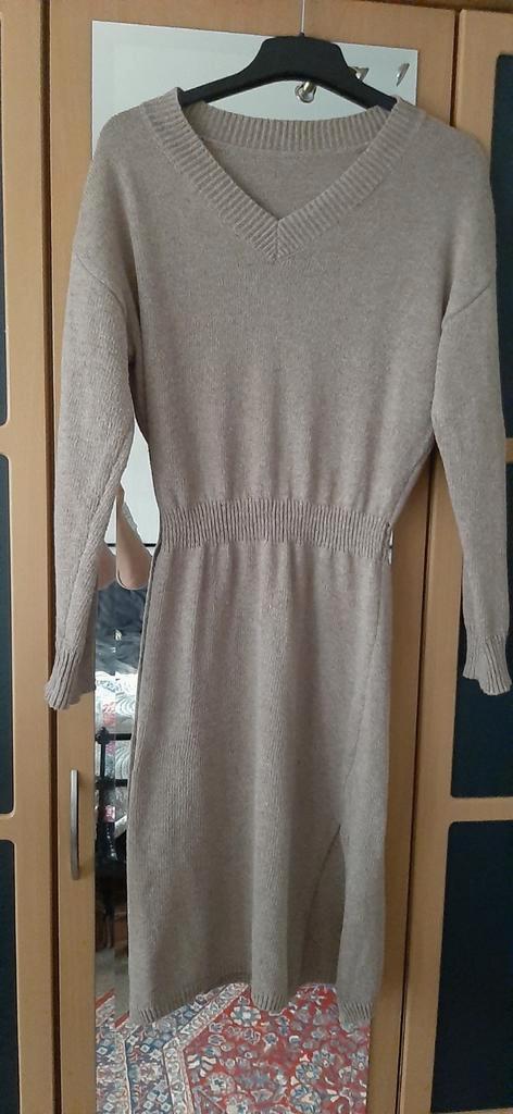 Dames wollen jurkje, Kleding | Dames, Jurken, Bruin, Ophalen of Verzenden