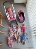 Quinny 3 in 1 poppenwagen met 10 poppen, Ophalen of Verzenden, Gebruikt, Babypop