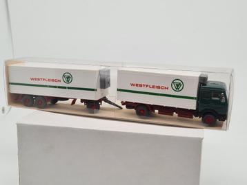 Mercedes 1638 vrachtwagen koeler Westfleisch - Wiking 1/87 beschikbaar voor biedingen