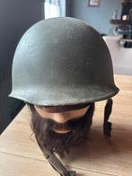 Oude Belgische helm Amerikaans model, Verzamelen, Militaria | Algemeen, Ophalen of Verzenden