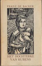 Franz de Backer "Dochterke v Rubens" houtsneden Jozef Cantré, Franz de Backer, Belgique, Enlèvement, Utilisé