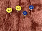 EXPO 58 - 2 x 2 sierspeldjes met Expo 58-ster, Verzamelen, Overige Verzamelen, Ophalen of Verzenden, Zo goed als nieuw