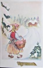 FANTASIEKAART- NIEUWJAAR- VARKEN, Verzamelen, Postkaarten | Themakaarten, 1940 tot 1960, Gelopen, Feest(dag), Ophalen of Verzenden