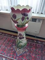 Antieke bloempot Vallauris 19e eeuw, Ophalen, Gebruikt, 40 cm of meer, Binnen