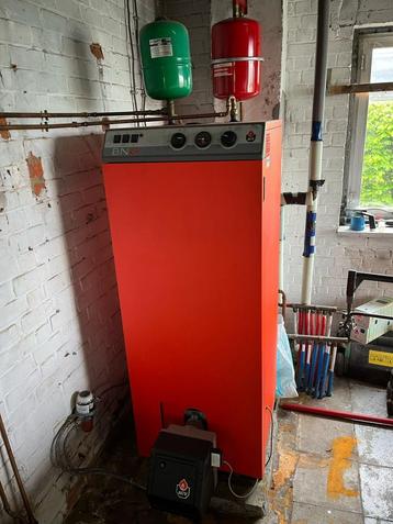 Mazout ketel ACV BNE2 2005 + brander, Plus de 10 ans, Boiler, Enlèvement, Utilisé