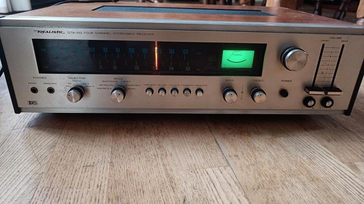 Versterker mer Radio. Realistic QTA-753 Receiver, Audio, Tv en Foto, Versterkers en Ontvangers, Ophalen of Verzenden