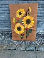 Wanddecoratie geborduurd, Tuin en Terras, Ophalen, Zo goed als nieuw