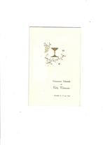 Menu de communion solennelle, Enlèvement ou Envoi, Utilisé