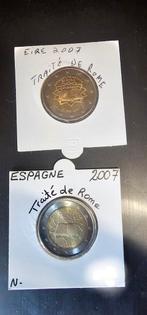 Munten van €2 uit het Verdrag van Rome, Postzegels en Munten, Munten | Europa | Euromunten, Spanje, Ophalen of Verzenden