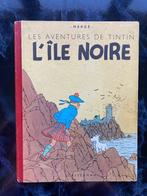 TINTIN - L'ILE NOIRE - B3- 1942 - gesigneerd door Herg, Boeken, Stripverhalen, Gelezen, Ophalen of Verzenden, Eén stripboek, Hergé