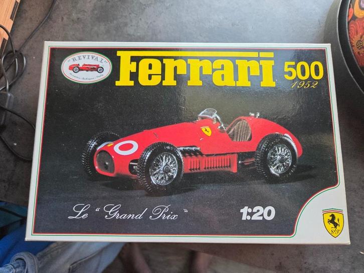Revival  Ferrari 500 F2 1952 1/20, Hobby en Vrije tijd, Modelbouw | Auto's en Voertuigen, Zo goed als nieuw, Auto, Groter dan 1:32