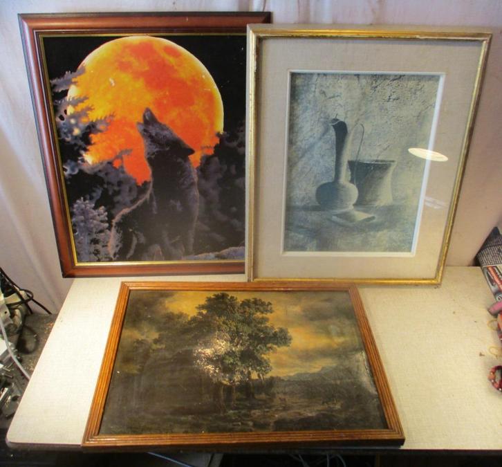 5 Mooie Kunstwerken allerlei, Huis en Inrichting, Woonaccessoires | Schilderijen, Tekeningen en Foto's, Zo goed als nieuw, Oorspronkelijke maker