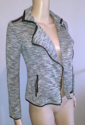 Blazer vest met lederen details Cache Cache XS of 34