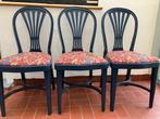 6 Thonet stoelen, Vijf, Zes of meer stoelen, Blauw, Zo goed als nieuw, Klassiek, vintage