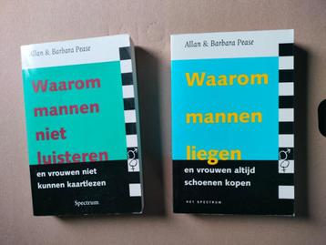 diverse boeken Allan Pease + John Gray gelijkaardige thema's beschikbaar voor biedingen