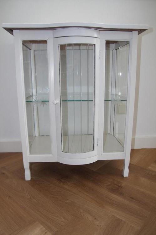 Theekastje met geslepen glas plm. 1900 zeer fraai, Antiek en Kunst, Curiosa en Brocante, Ophalen