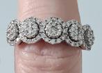 Diamanten Ring met Certificaat, Bijoux, Sacs & Beauté, Bagues, Or, Enlèvement ou Envoi, Blanc