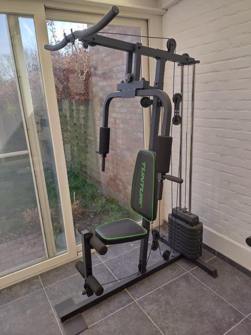 Krachtstation, Sport en Fitness, Fitnessapparatuur, Zo goed als nieuw, Krachtstation, Armen, Benen, Buik, Rug, Ophalen