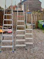 3 ladders grootste vanaf €30 kleine vanaf €20, Doe-het-zelf en Bouw, Ladders en Trappen, Ophalen of Verzenden, Zo goed als nieuw
