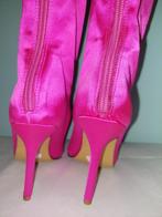 503C* mooie roze dijhoge hakken xlarge (37), Hoge laarzen, Verzenden, Nieuw, Roze