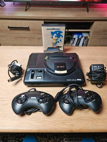 Sega Megadrive + Sonic  beschikbaar voor biedingen